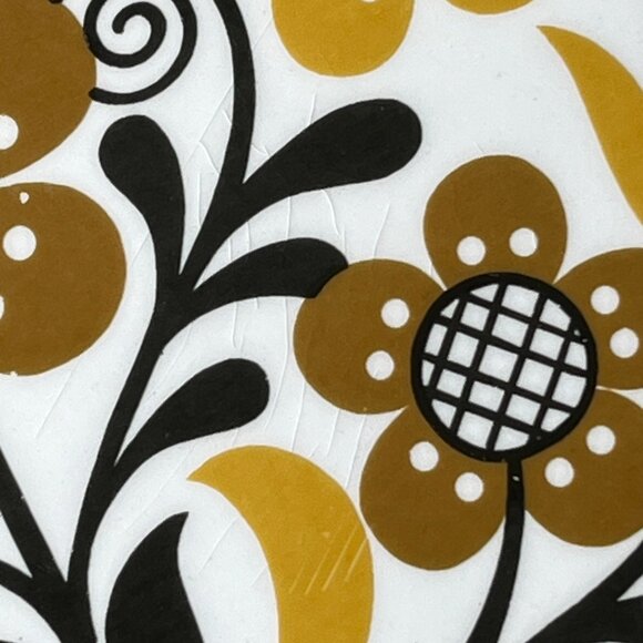 Folklore Ironstone Ware by Myott England 2 Dinner Plates 10" Brown Flowers - Picture 12 of 13